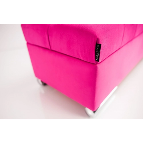 Kufer Pikowany CHESTERFIELD Różowy / Model Q-6 Rozmiary od 50 cm do 200 cm